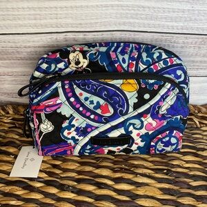 NWT Vera Bradley Disney Collection Mickey Mouse Medium Cosmetic Case.